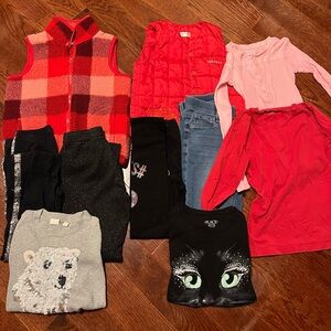 - Bundle 10 pcs Girls clothing size M 7/8